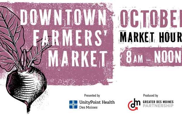 Downtown Farmers’ Market October Hours